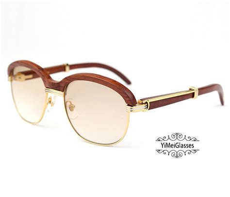 cartier glasses frame|vintage wood frame cartier glasses.